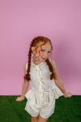 Carregue a imagem no visualizador da Galeria, Conjunto Peplum Bete - Creme