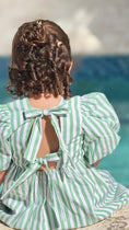 Carregue a imagem no visualizador da Galeria, Vestido Carol - Verde Listrado