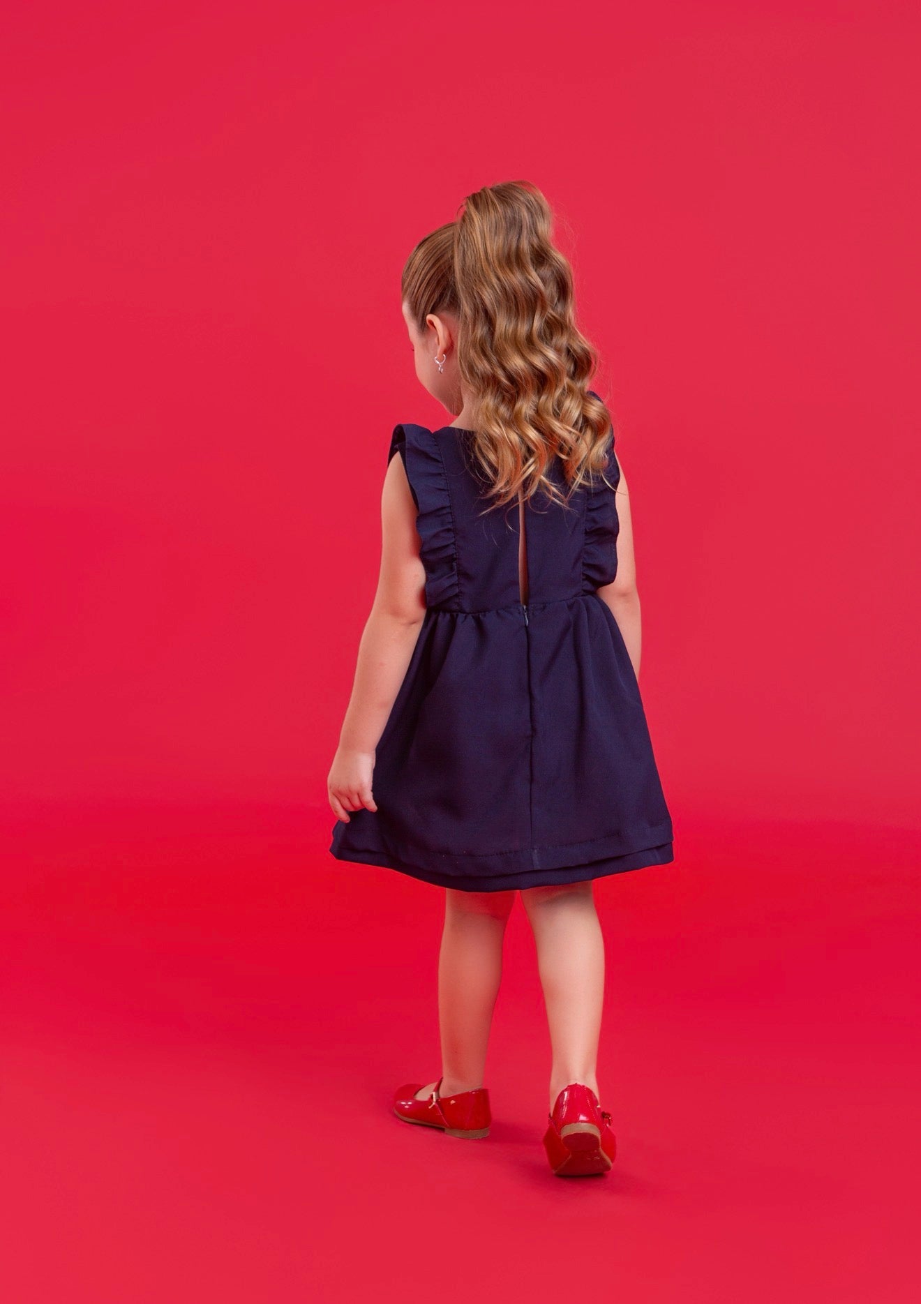 Vestido Catarina - Azul Marinho *PRE VENDA*