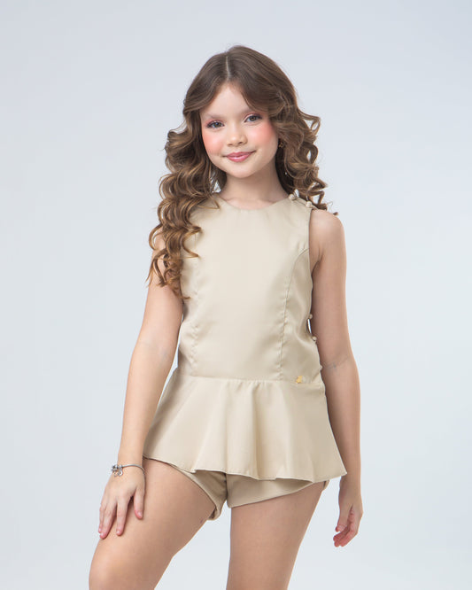 Conjunto Vivi - Bege