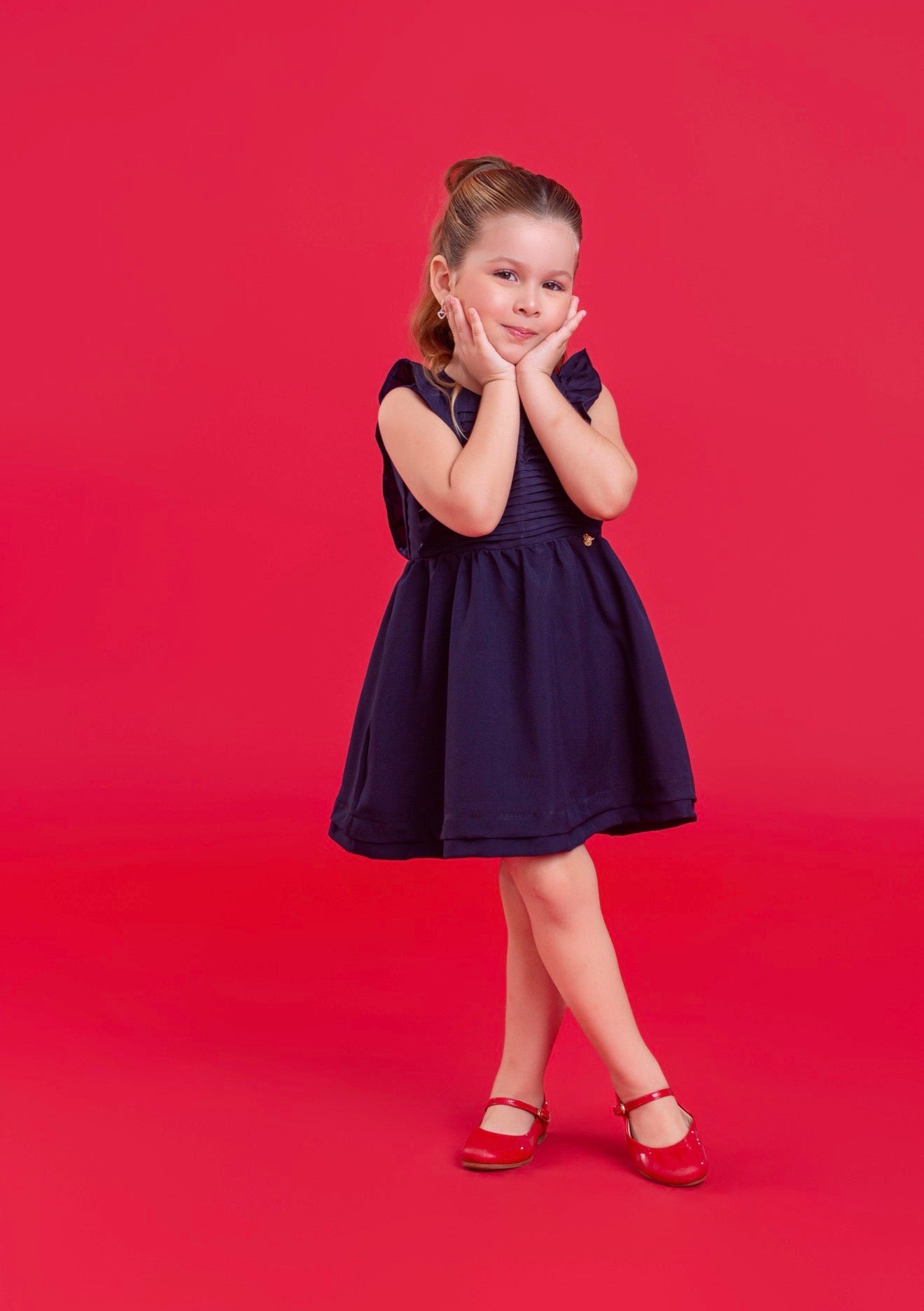 Vestido Catarina - Azul Marinho *PRE VENDA*