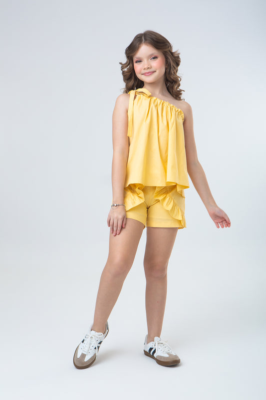 Conjunto Penelope - Amarelo Manteiga