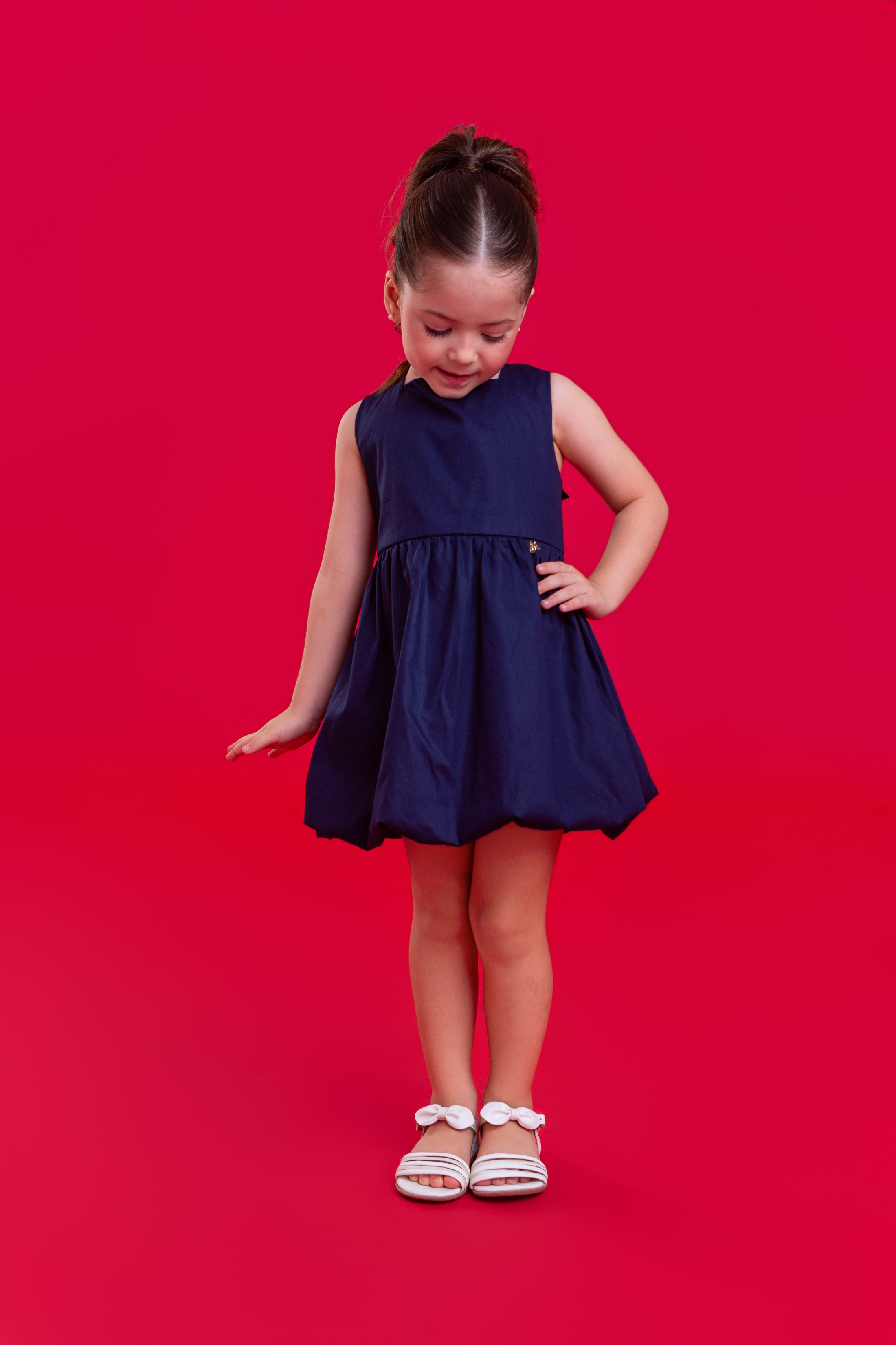 Vestido Eliza - Azul Marinho