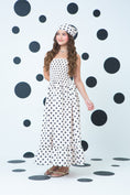 Carregue a imagem no visualizador da Galeria, Vestido Carlotta Poá Crema
