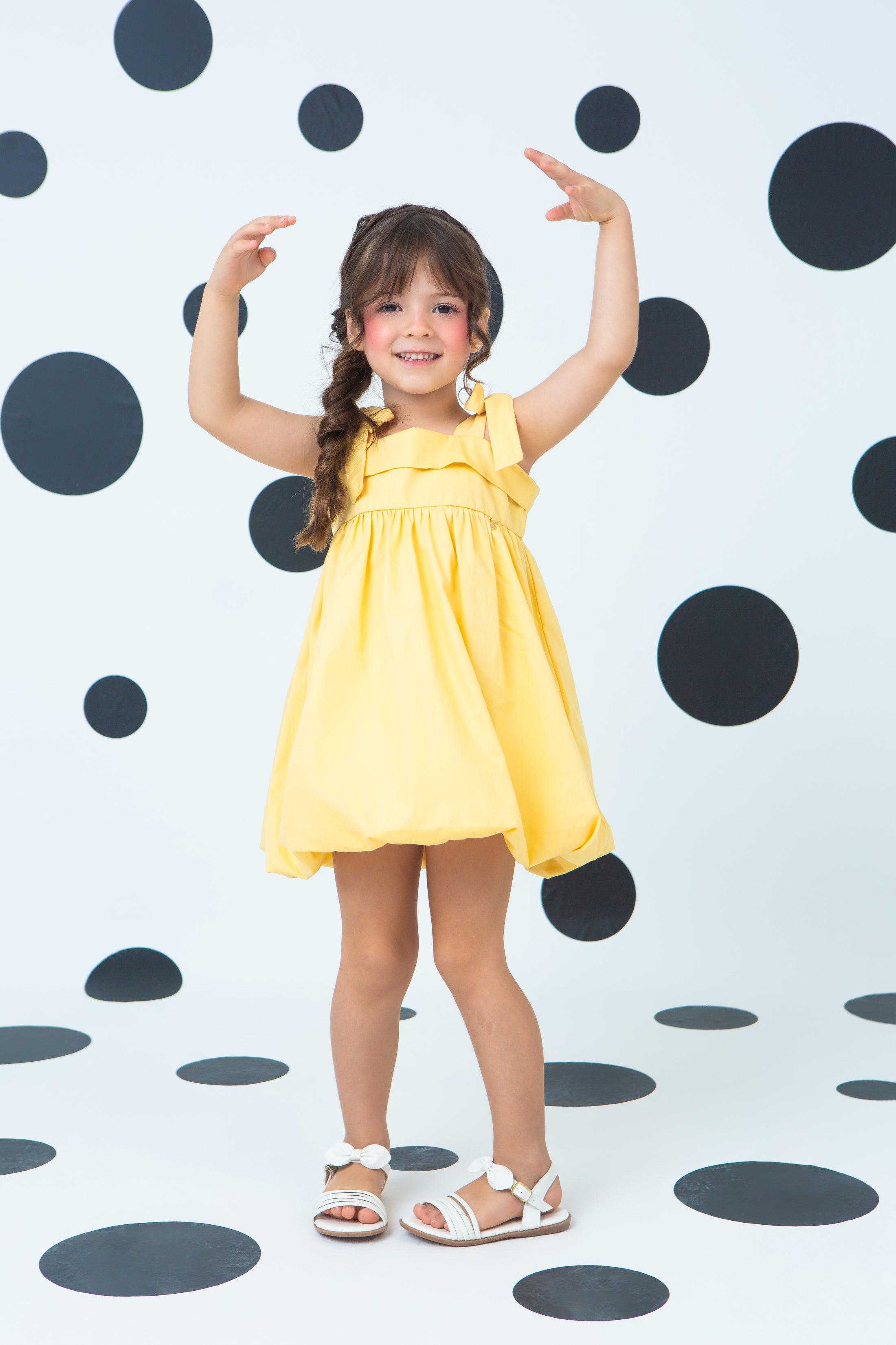 Vestido Betina - Amarelo Manteiga