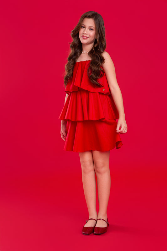 Vestido Serena - Vermelho