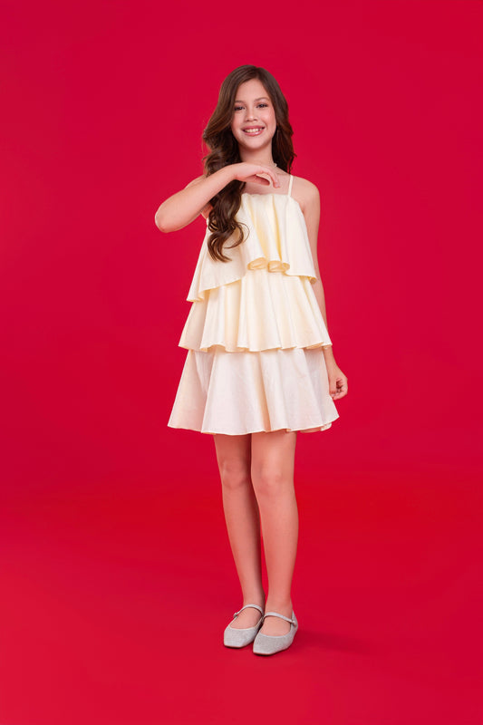 Vestido Serena - Marfim