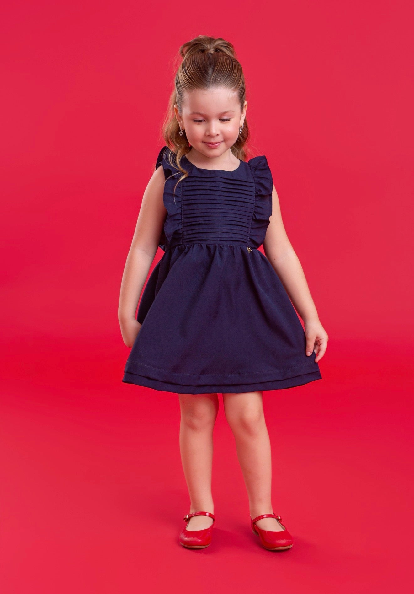 Vestido Catarina - Azul Marinho *PRE VENDA*