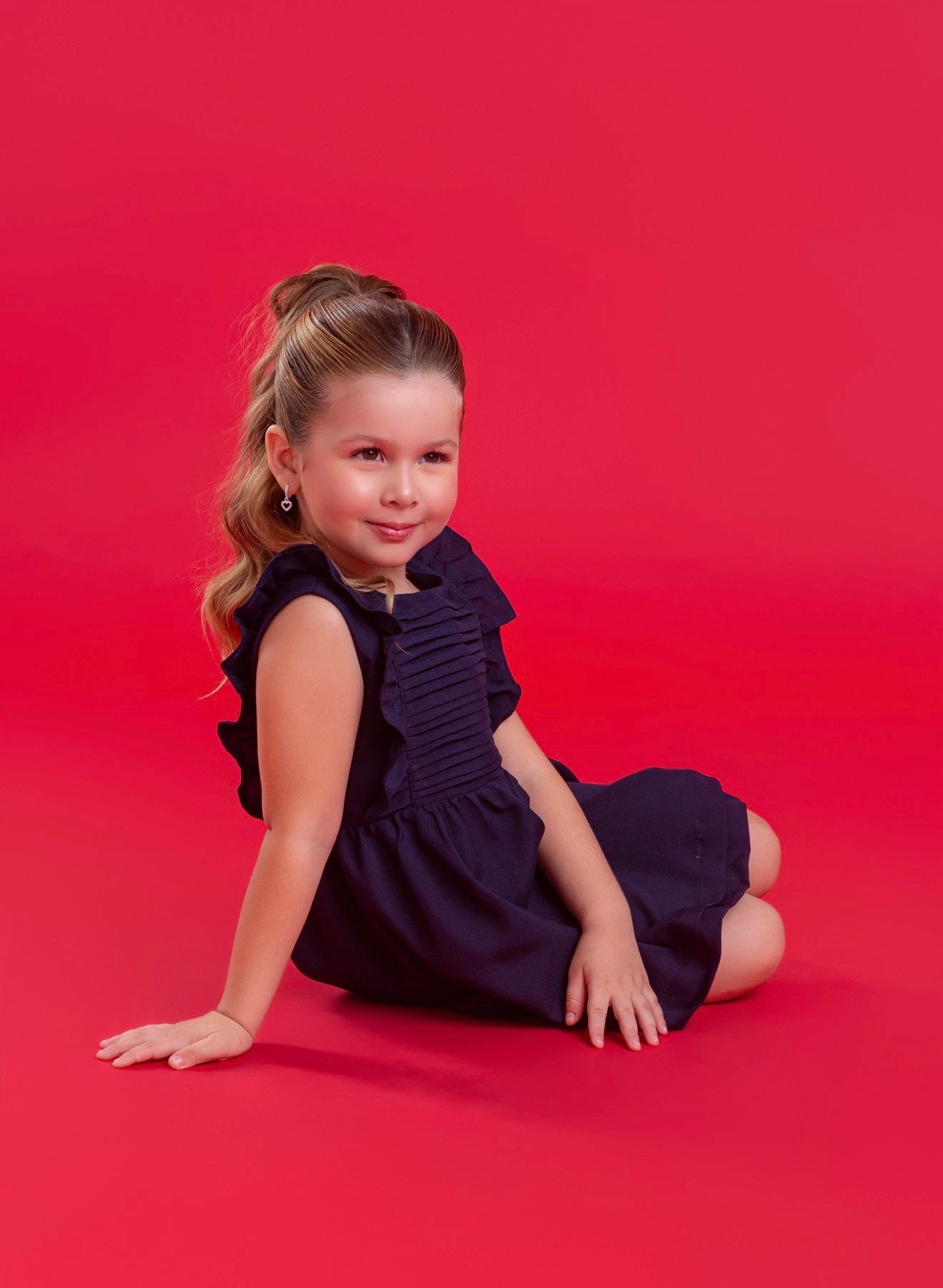 Vestido Catarina - Azul Marinho *PRE VENDA*