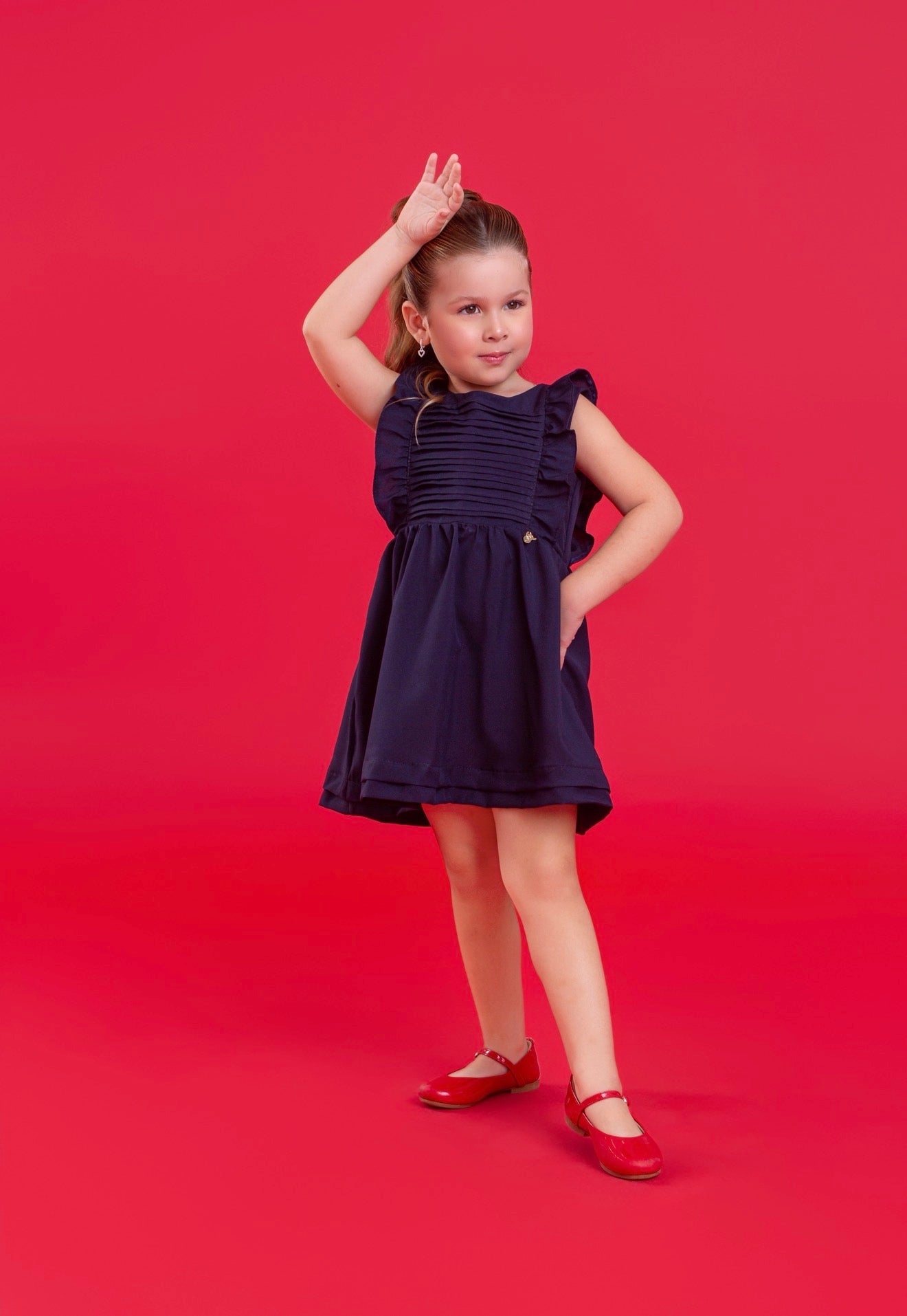 Vestido Catarina - Azul Marinho *PRE VENDA*