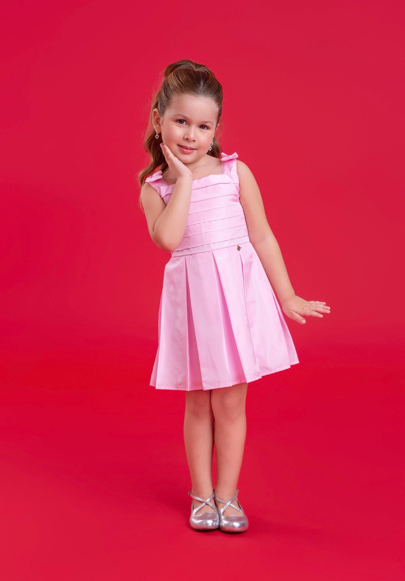 Vestido Londres - Rosa *PRE VENDA*