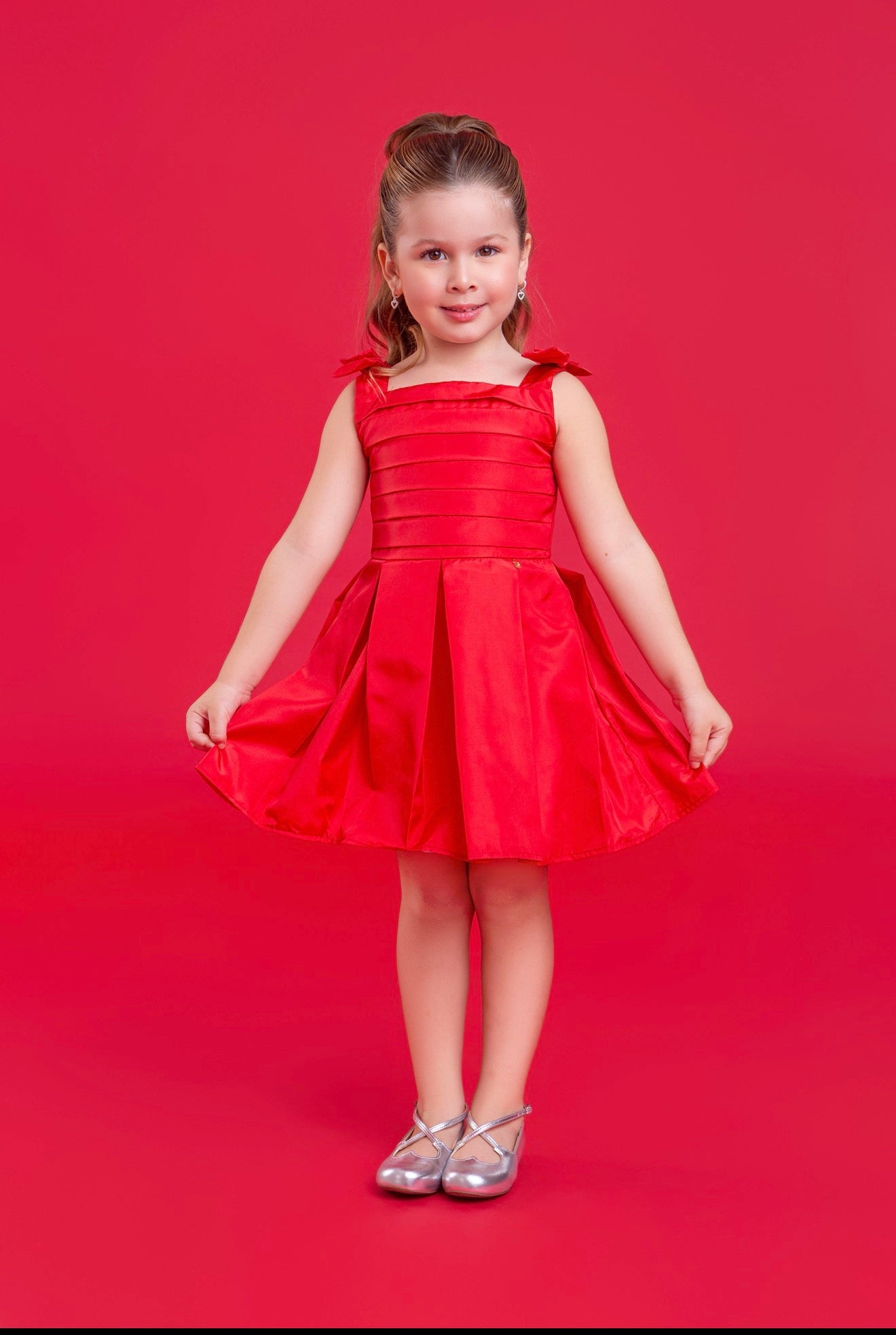 Vestido Londres - Vermelho *PRE VENDA*