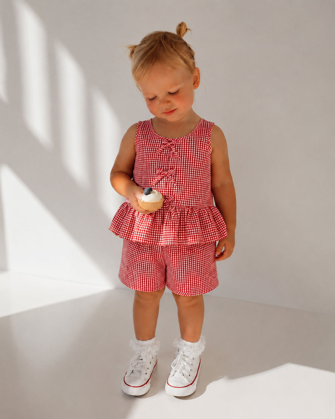 Conjunto Peplum Bete Xadrez