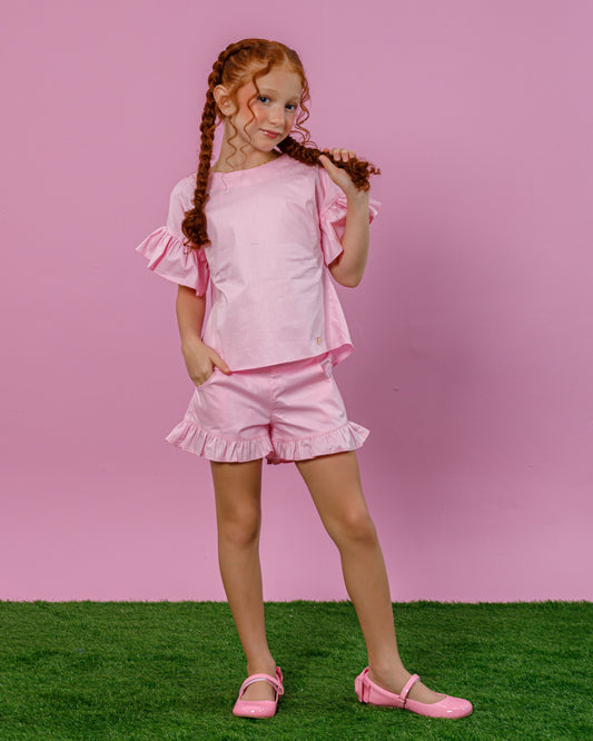 Conjunto Yoyo - Rosa