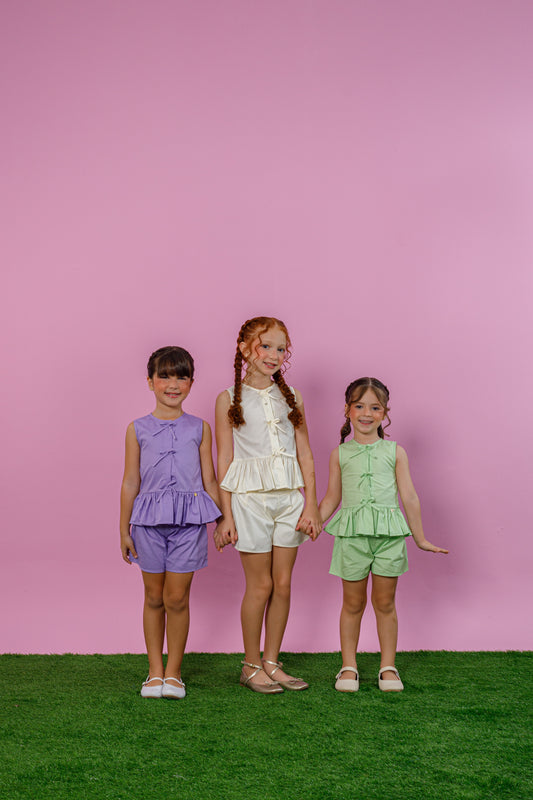 Conjunto Peplum Bete - Lilas