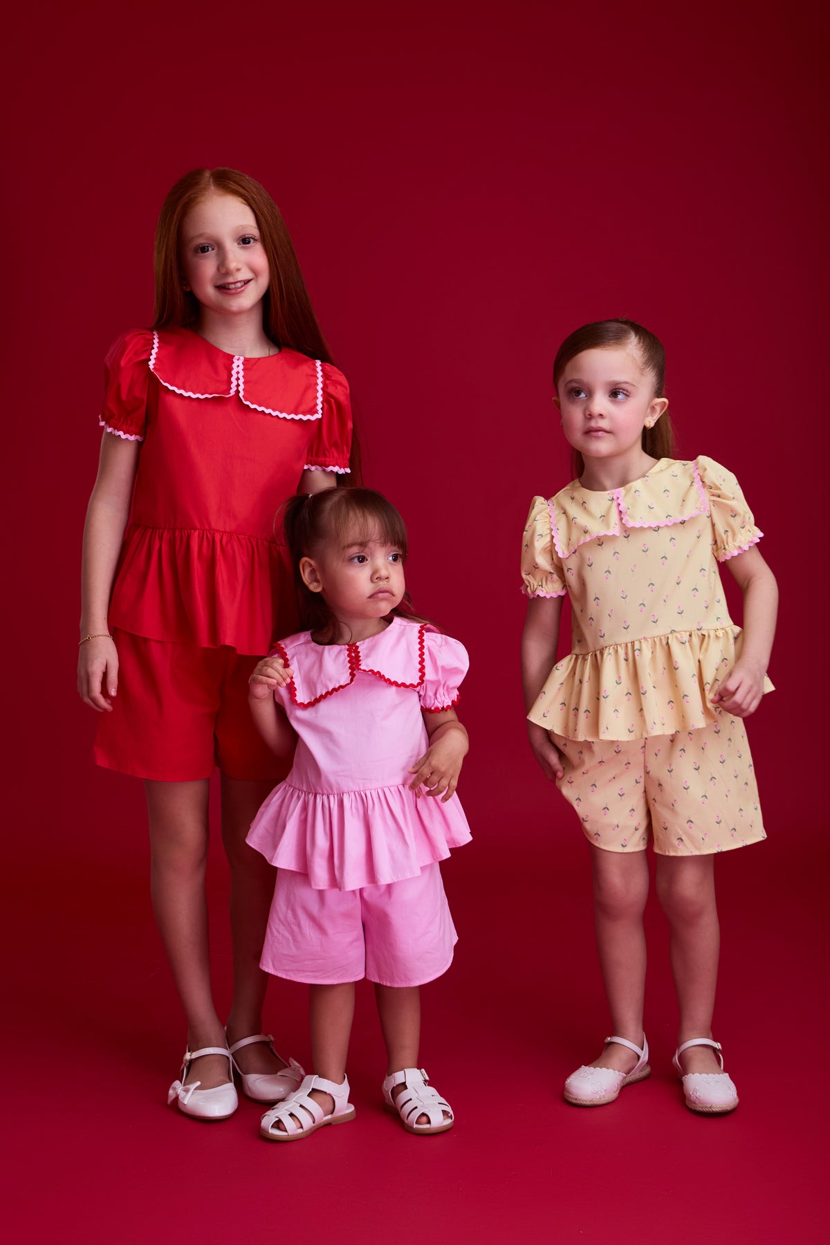 Conjunto Flora - Vermelho