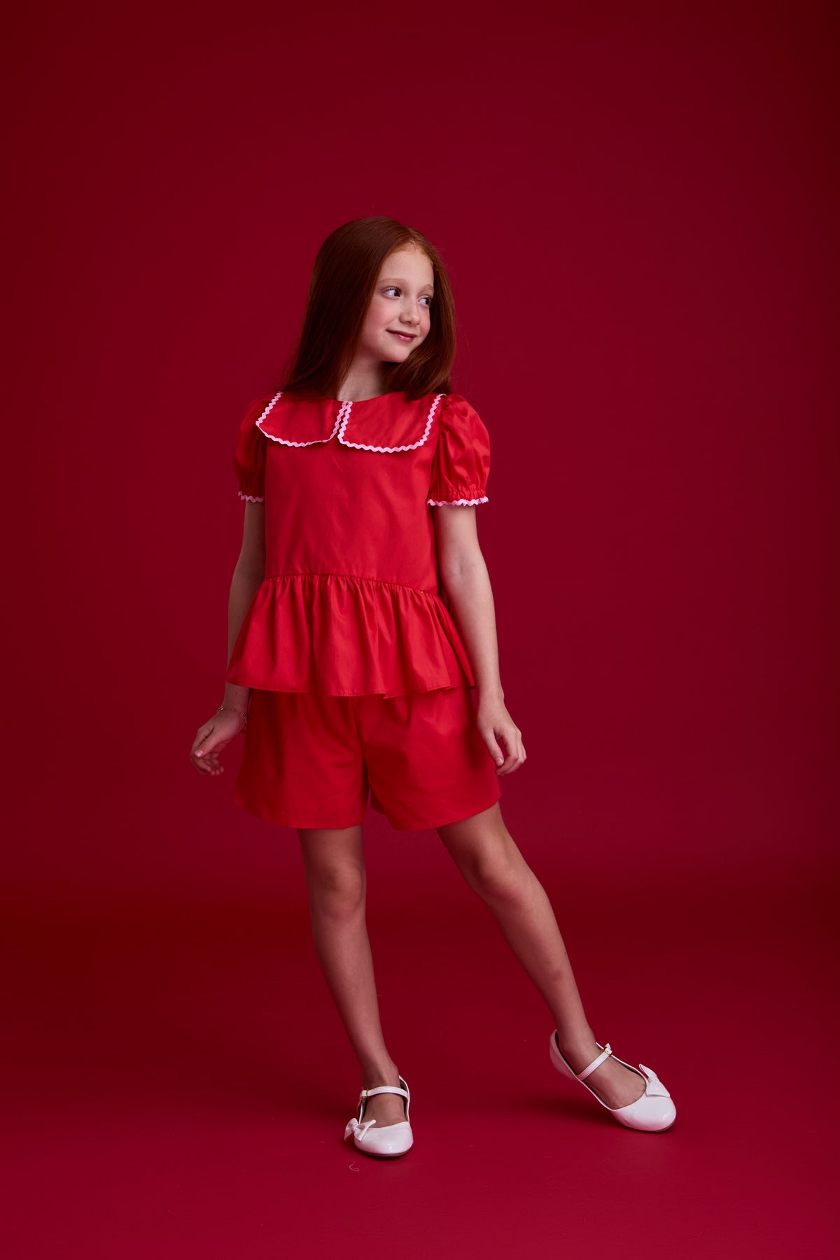 Conjunto Flora - Vermelho