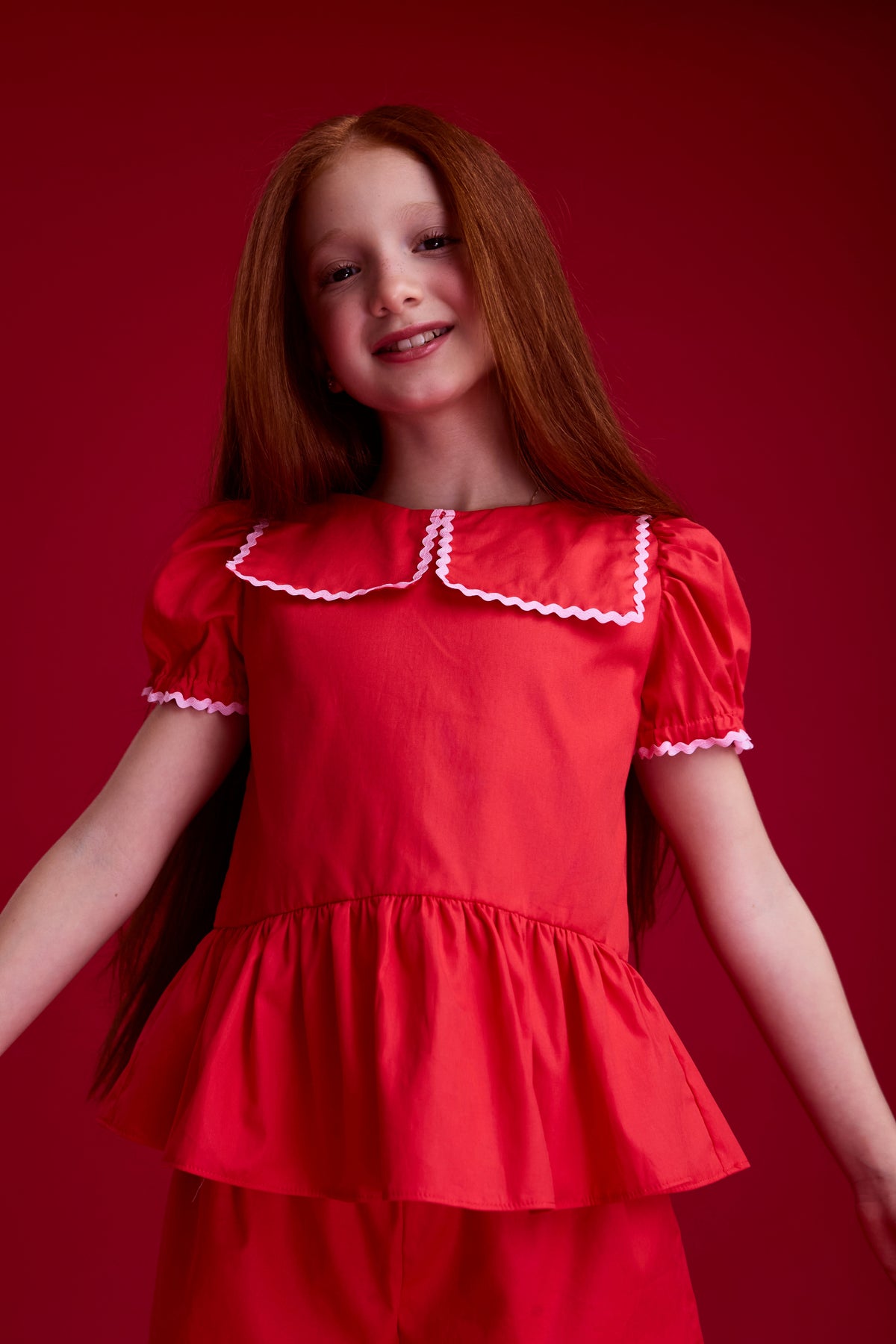 Conjunto Flora - Vermelho