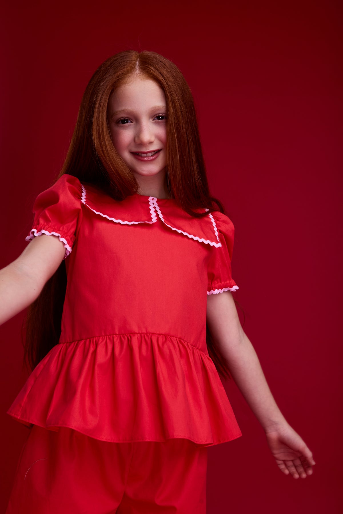 Conjunto Flora - Vermelho