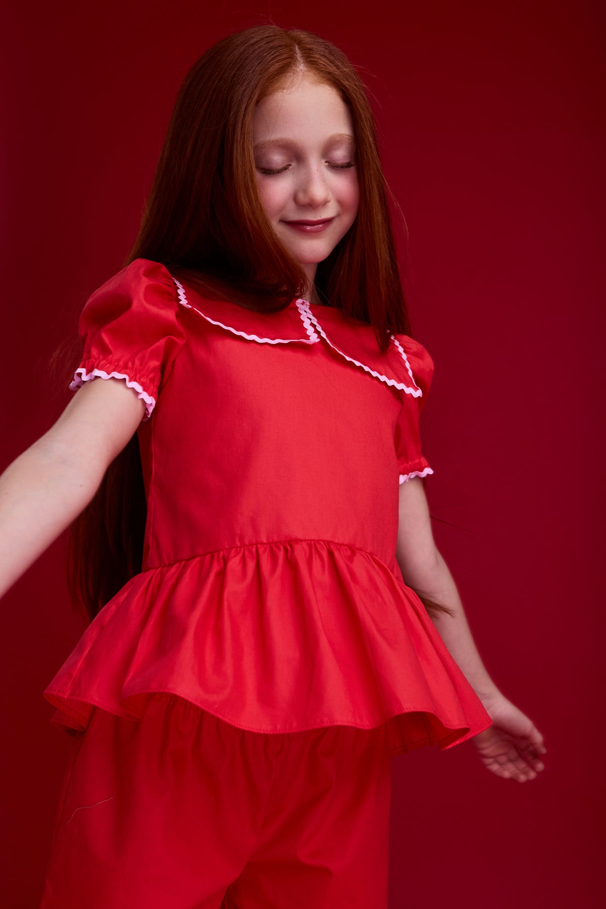 Conjunto Flora - Vermelho
