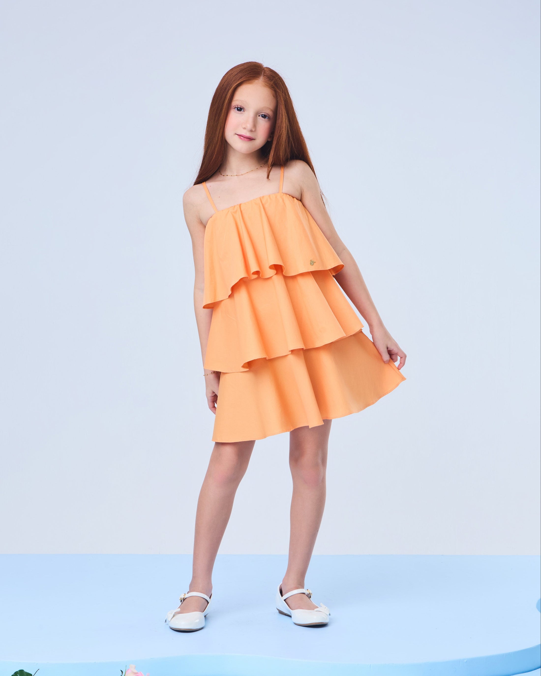 Vestido Serena - Laranja
