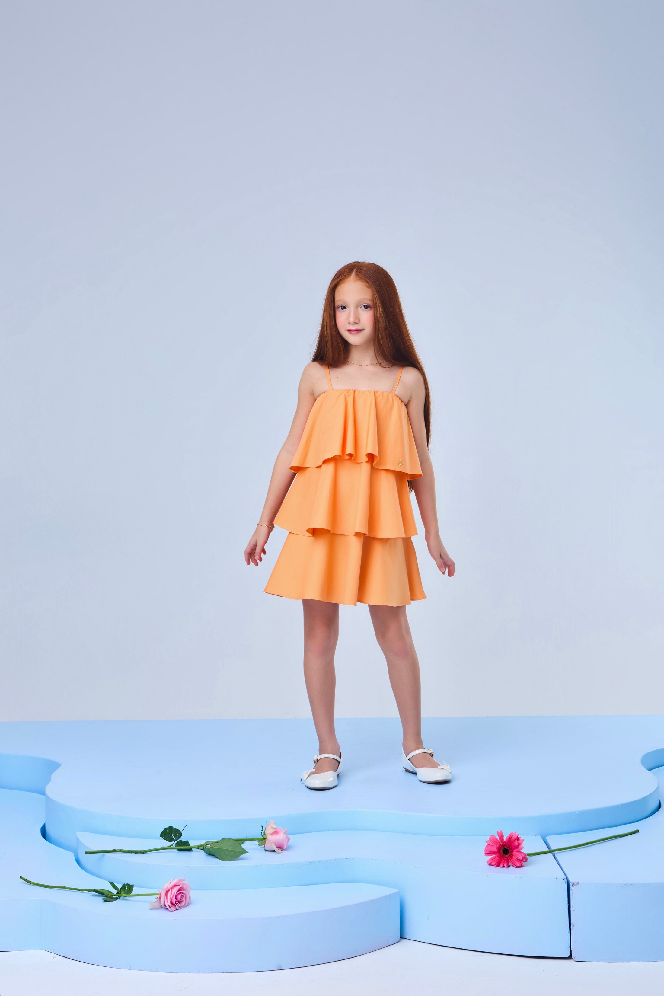 Vestido Serena - Laranja