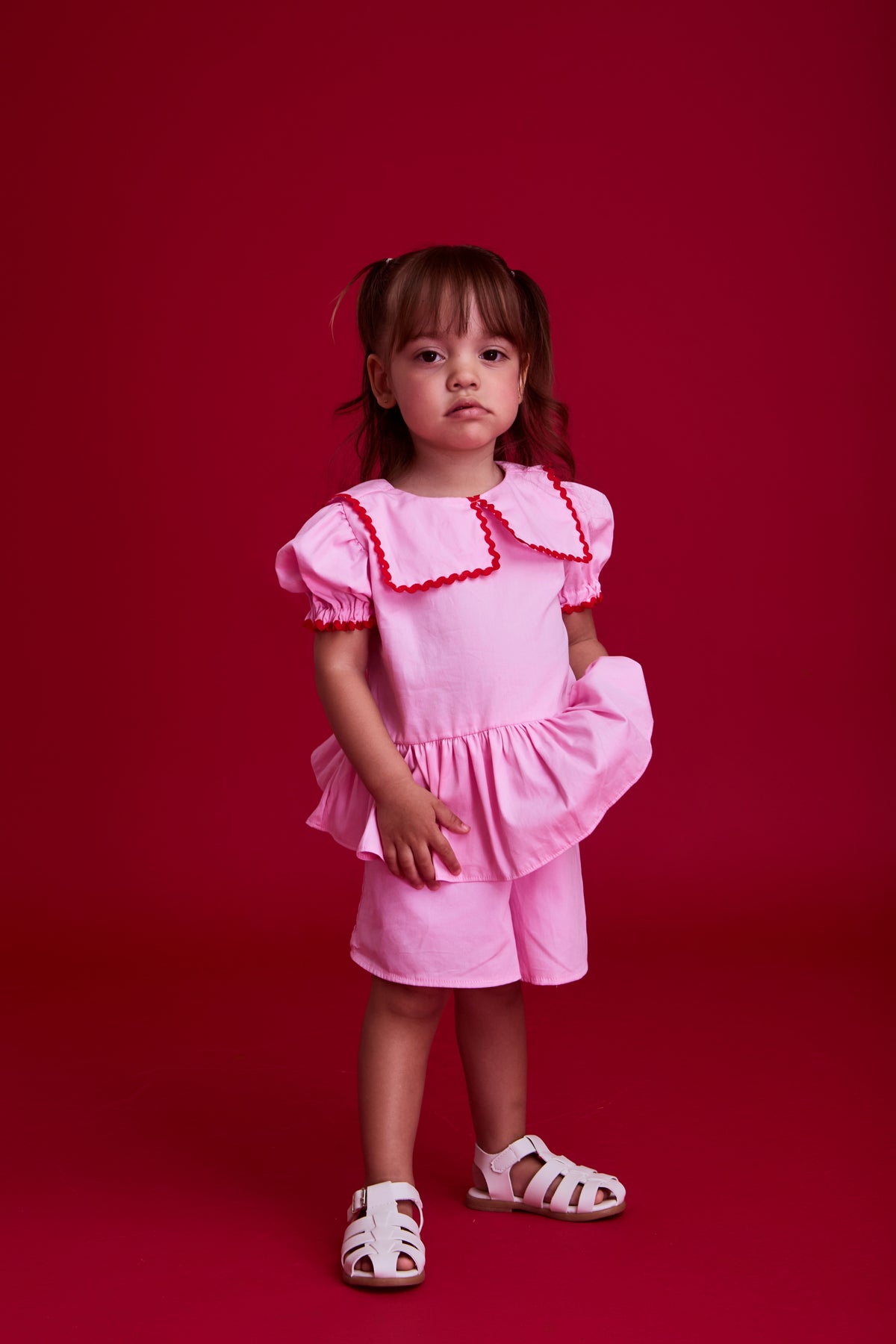 Conjunto Flora - Rosa