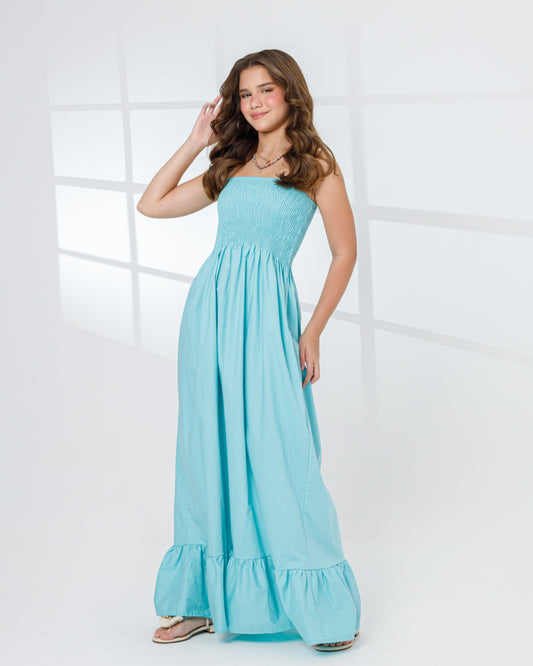 Vestido Kelly - Azul Celeste
