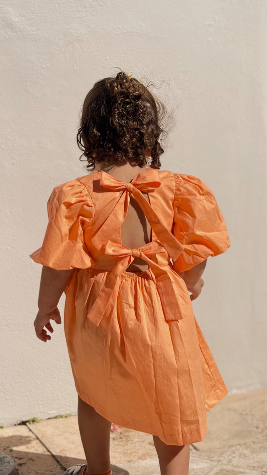 Vestido Carol - Tangerina Suave