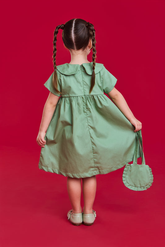 Vestido Isabel - Verde Oliva