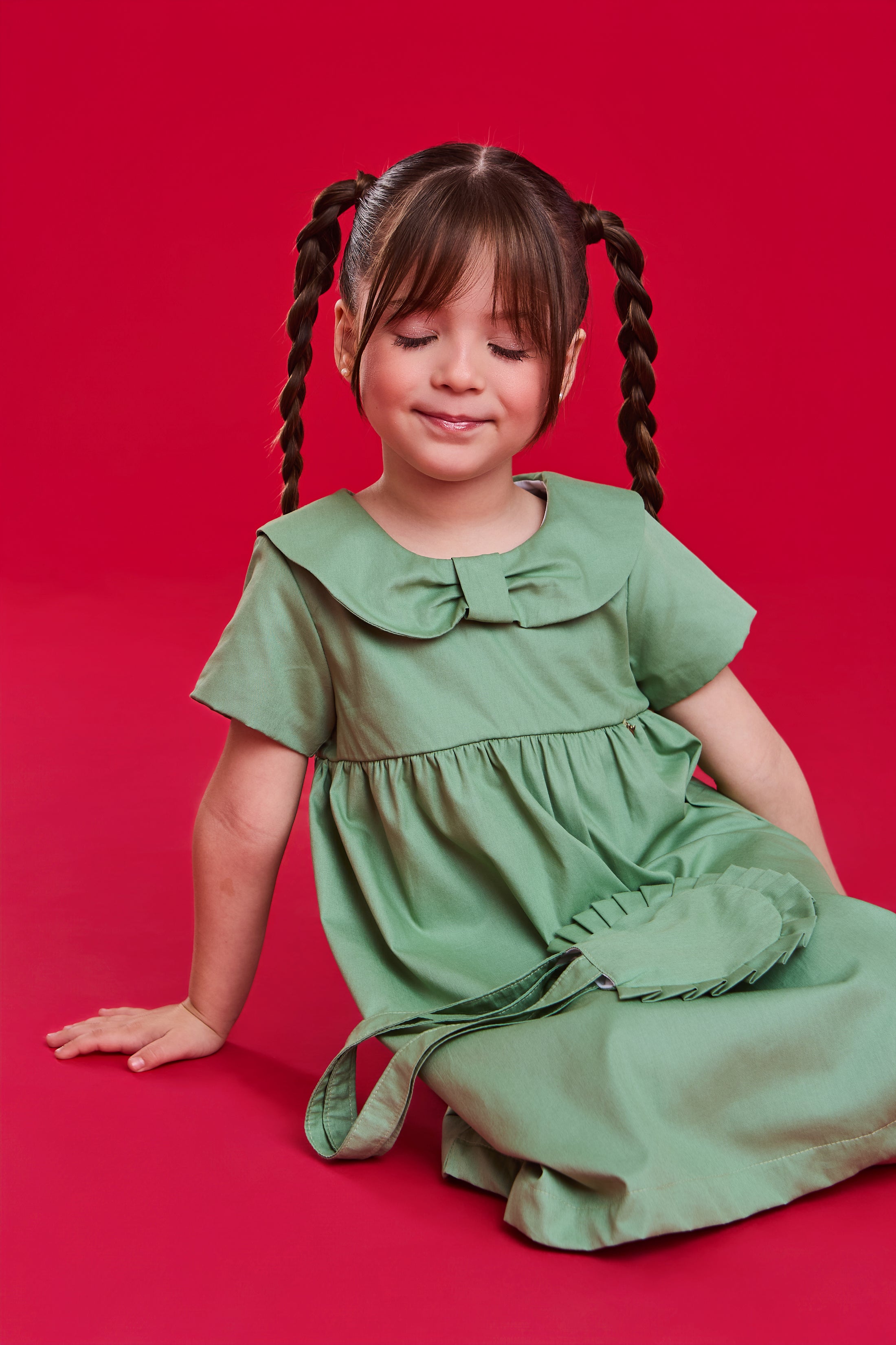 Vestido Isabel - Verde Oliva