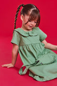 Carregue a imagem no visualizador da Galeria, Vestido Isabel - Verde Oliva
