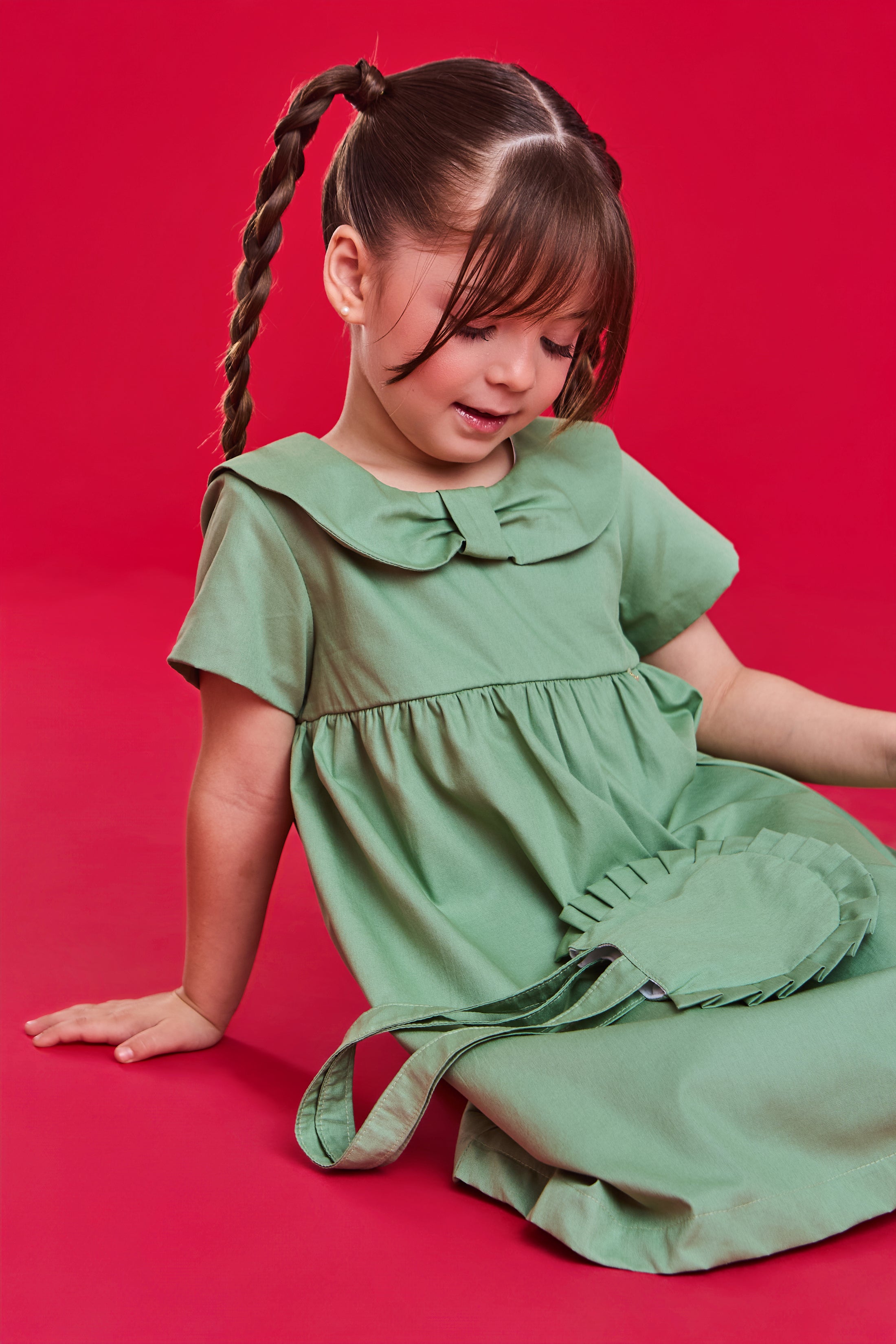 Vestido Isabel - Verde Oliva