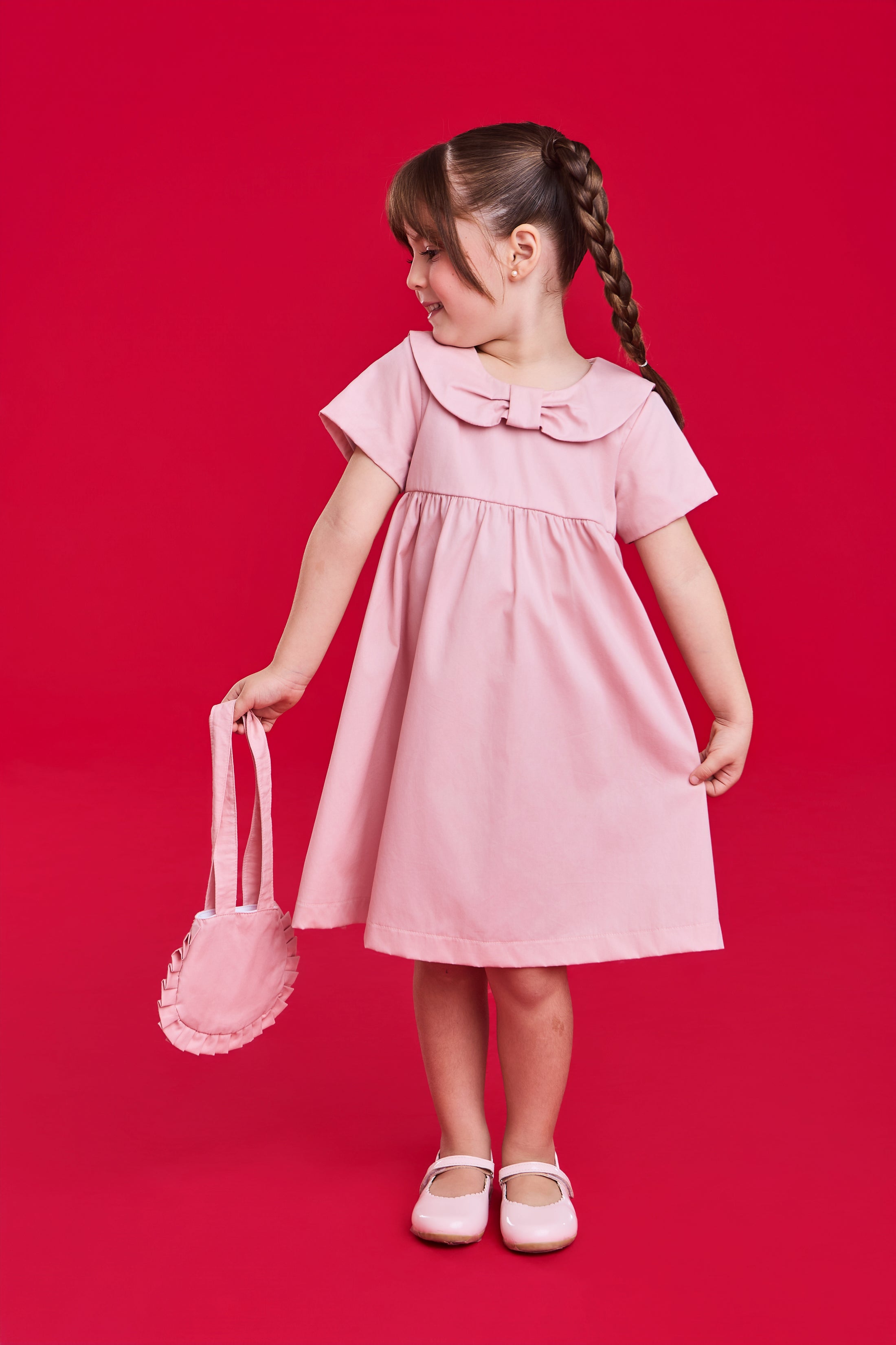 Vestido Isabel - Rosa Seco