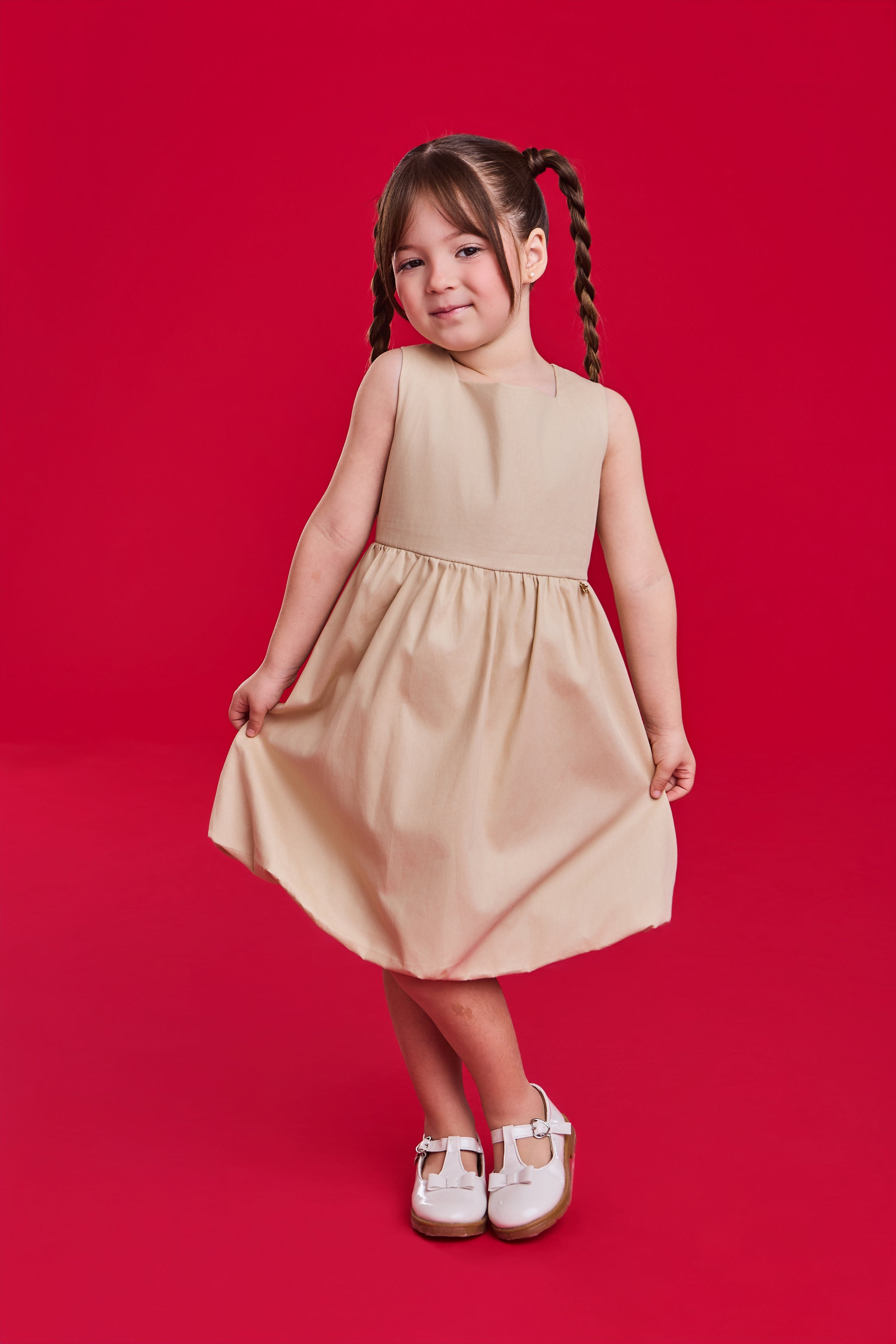 Vestido Eliza - Bege