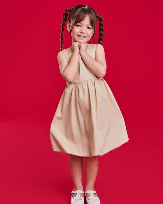 Vestido Eliza - Bege
