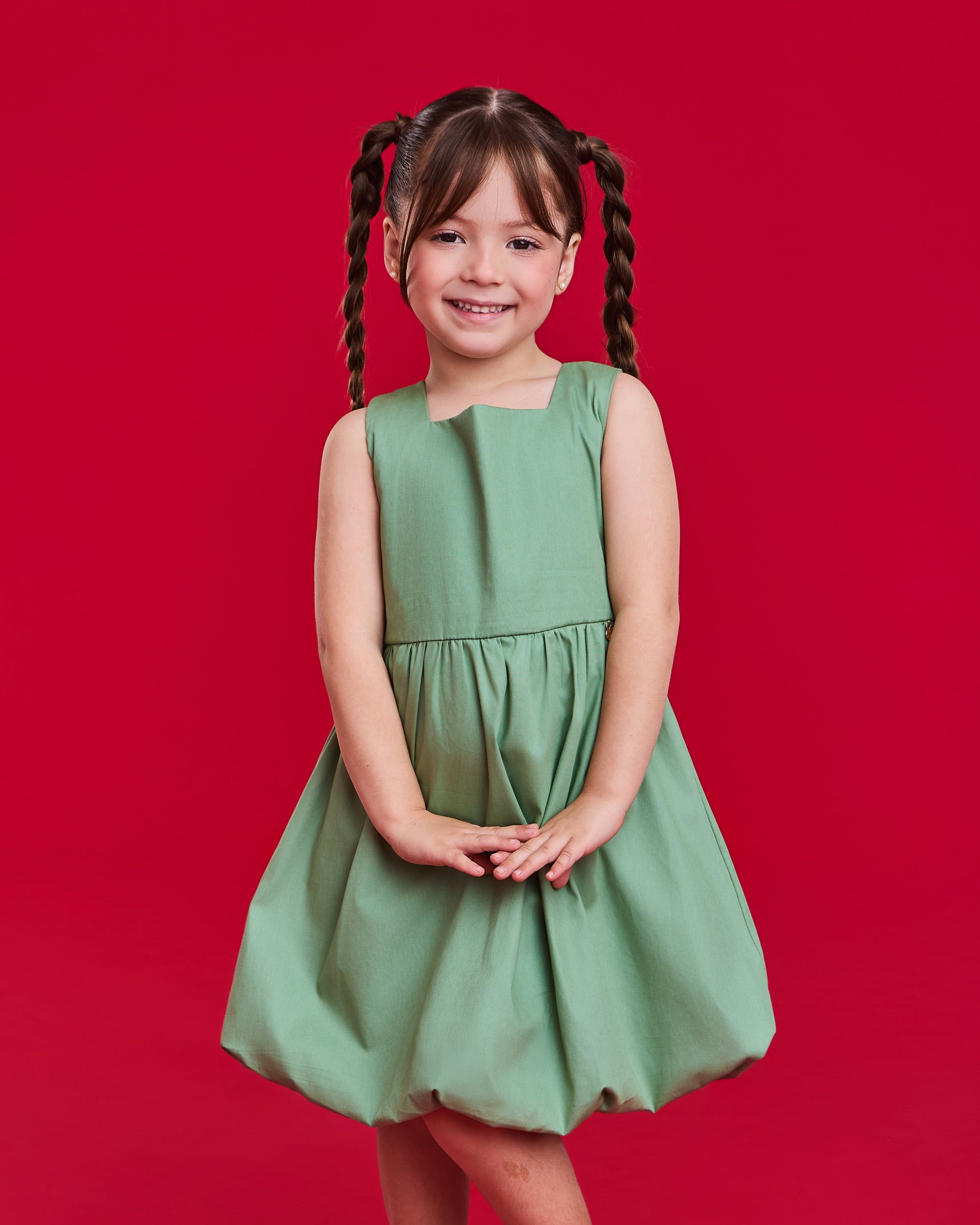 Vestido Eliza - Verde Oliva