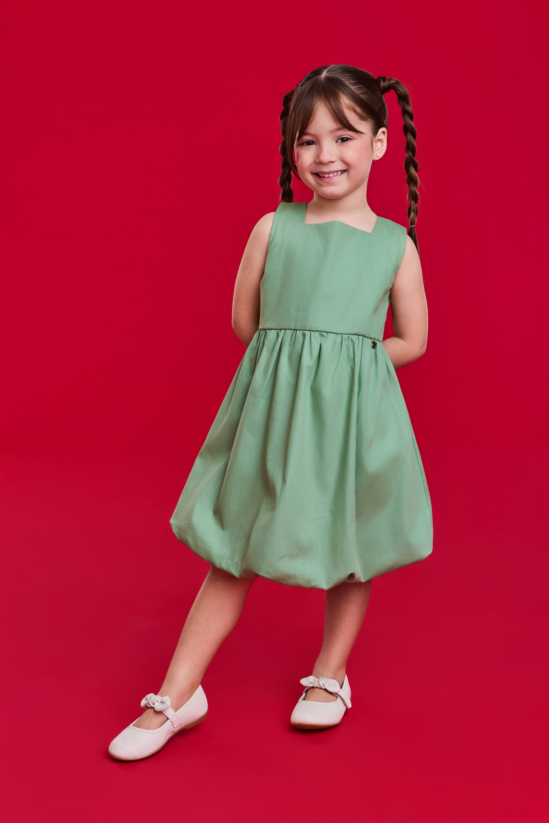 Vestido Eliza - Verde Oliva