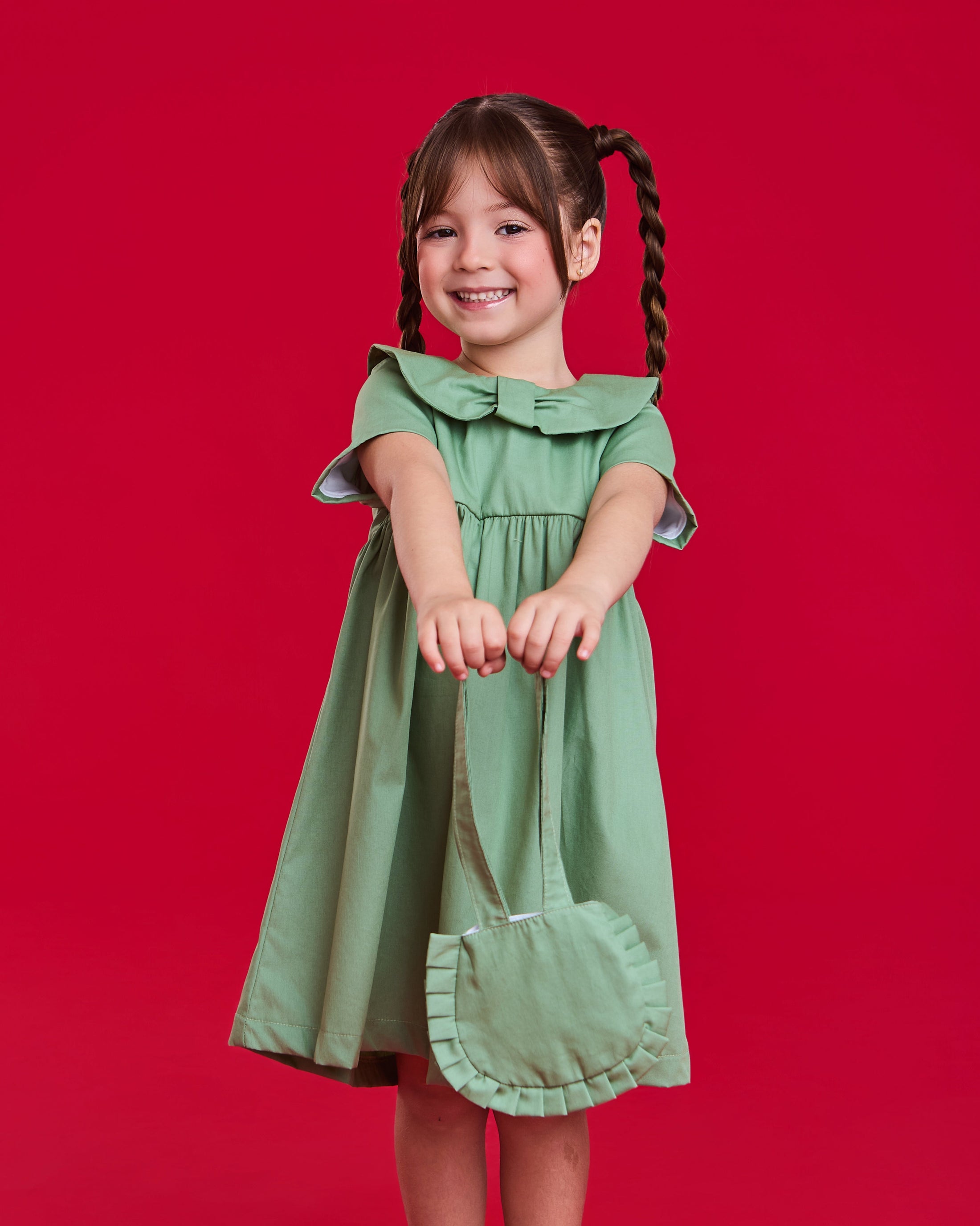 Vestido Isabel - Verde Oliva