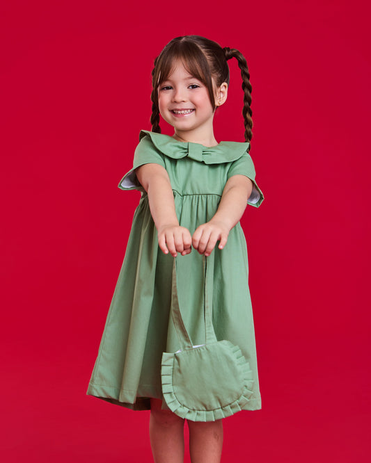 Vestido Isabel - Verde Oliva