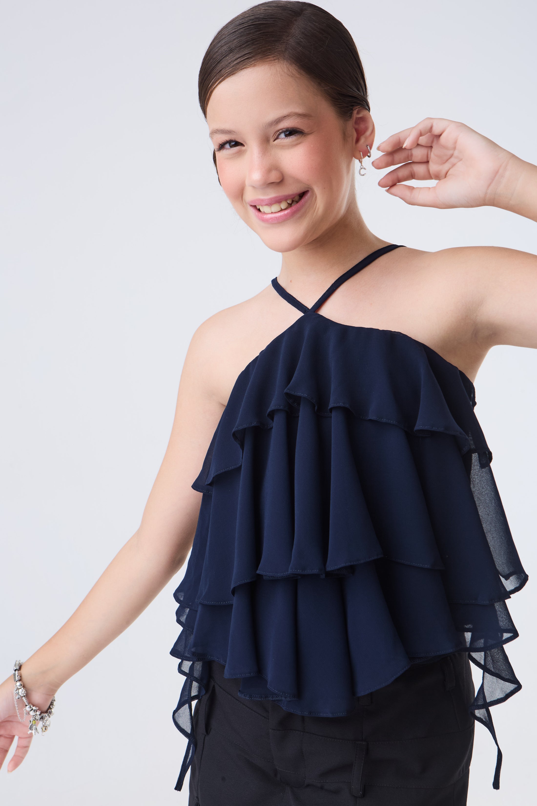 Blusa Chiara - Azul Marinho